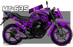 Imagen de FZ 16 YAMAHA + COLLAGE GENGAR KIT DE CALCOMANIAS RACING
