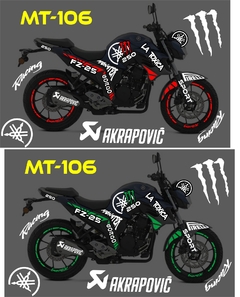 KIT REFLECTIVOS YAMAHA FZ 25 FZ25 SPORT MONSTER PROTAPER - comprar en línea