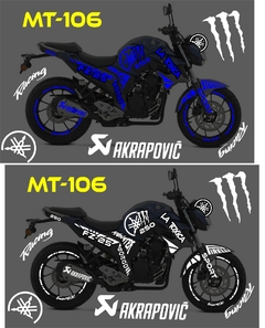 KIT REFLECTIVOS YAMAHA FZ 25 FZ25 SPORT MONSTER PROTAPER - Ahuevosi