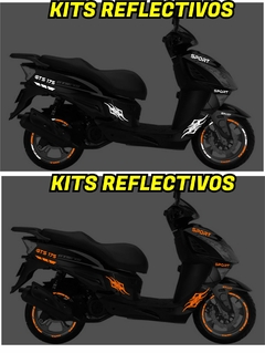 KIT REFLECTIVOS ITALIKA MOTONETA GTS 175 - comprar en línea