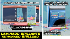 Vinil Antiburbuja Sticker Decorativo Puertas Tapon Arte Pop MCAR - Ahuevosi