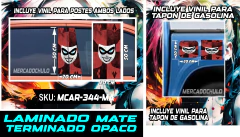 Vinil Antiburbuja Sticker Decorativo Puertas Tapon Arte Pop MCAR - tienda en línea