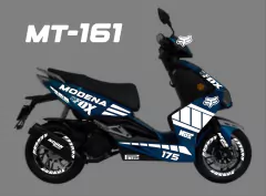 KIT REFLECTIVOS ITALIKA MODENA 175 MOTONETA
