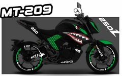 KIT REFLECTIVOS ITALIKA 250 z z 250 250z Tiburon