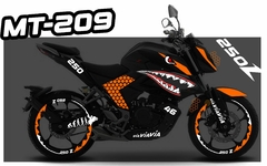 KIT REFLECTIVOS ITALIKA 250 z z 250 250z Tiburon - tienda en línea