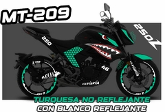 KIT REFLECTIVOS ITALIKA 250 z z 250 250z Tiburon en internet