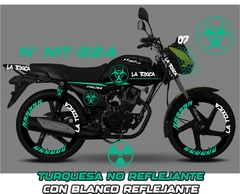 KIT REFLECTIVOS LINEA FT 150 TS FT150TS LA TOXICA - Ahuevosi