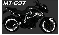 Kit Calcomanias Vinil Reflejante Ns 200 Ns Racing Panal - tienda en línea