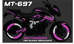 Kit Calcomanias Vinil Reflejante Ns 200 Ns Racing Panal - comprar en línea