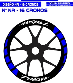 CALCOMANIAS RIN DISEÑO: NR - 16 CRONOS