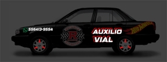Kit Stickers Vinil Reflejante Tunning Auto Laterales TSURU AUXILIO VIAL - comprar en línea