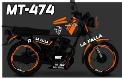 KIT DE CALCOMANIAS SPYDER RT 150 FT 150 LA FALLA - Ahuevosi