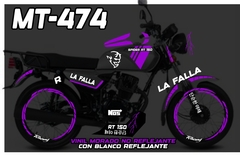 KIT DE CALCOMANIAS SPYDER RT 150 FT 150 LA FALLA - tienda en línea