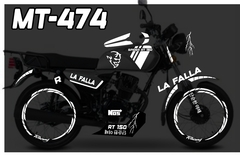 KIT DE CALCOMANIAS SPYDER RT 150 FT 150 LA FALLA - comprar en línea