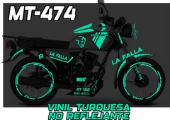 Imagen de KIT DE CALCOMANIAS SPYDER RT 150 FT 150 LA FALLA