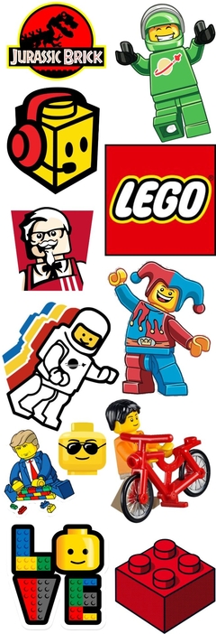 LEGO PLANILLA CALCOMANIAS VINIL