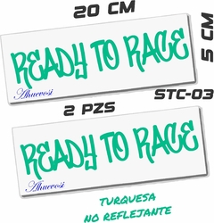 CALCOMANIAS REFLEJANTES READY TO RACE - Ahuevosi