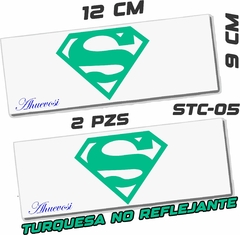 CALCOMANIAS REFLEJANTES SUPERMAN