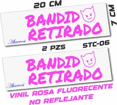 CALCOMANIAS REFLEJANTES BANDIDO RETIRADO en internet