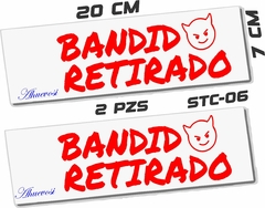 Imagen de CALCOMANIAS REFLEJANTES BANDIDO RETIRADO