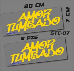 CALCOMANIAS REFLEJANTES AMOR TUMBADO en internet