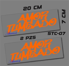 CALCOMANIAS REFLEJANTES AMOR TUMBADO - comprar en línea