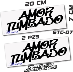 Imagen de CALCOMANIAS REFLEJANTES AMOR TUMBADO