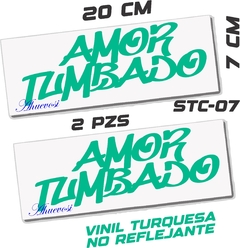CALCOMANIAS REFLEJANTES AMOR TUMBADO - Ahuevosi