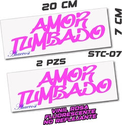 CALCOMANIAS REFLEJANTES AMOR TUMBADO - comprar en línea