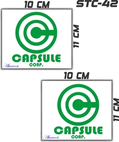 CALCOMANIAS REFLEJANTES CAPSULE CORP. en internet