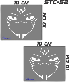 CALCOMANIAS REFLEJANTES JUJUTSU KAISEN SUKUNA