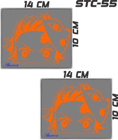 CALCOMANIAS REFLEJANTES TANJIRO DEMON SLAYER - comprar en línea