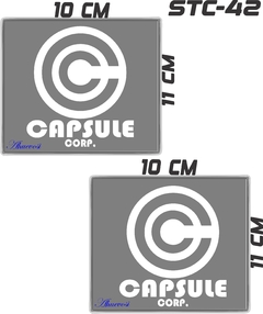 CALCOMANIAS REFLEJANTES CAPSULE CORP.