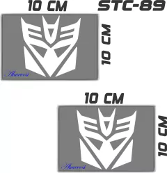 CALCOMANIAS REFLEJANTES DECEPTICONS