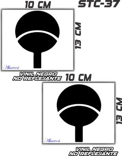 Imagen de CALCOMANIAS REFLEJANTES CLAN UCHIHA NARUTO