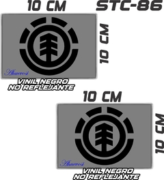 Imagen de CALCOMANIAS REFLEJANTES ELEMENTAL SKATEBOARDS
