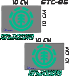 CALCOMANIAS REFLEJANTES ELEMENTAL SKATEBOARDS - tienda en línea