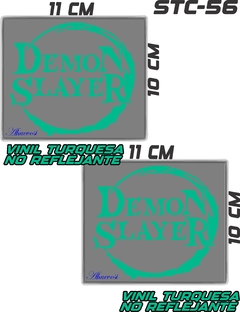 CALCOMANIAS REFLEJANTES DEMON SLAYER - tienda en línea