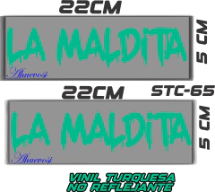 CALCOMANIAS REFLEJANTES LA MALDITA - tienda en línea