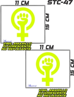 CALCOMANIAS REFLEJANTES FEMINISTA MUJER LUCHA en internet