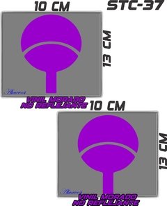 CALCOMANIAS REFLEJANTES CLAN UCHIHA NARUTO - comprar en línea