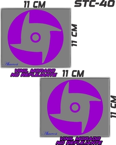 CALCOMANIAS REFLEJANTES SHARINGAN SHIS NARUTO - comprar en línea