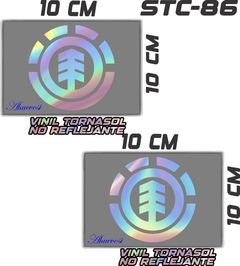 CALCOMANIAS REFLEJANTES ELEMENTAL SKATEBOARDS