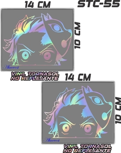 CALCOMANIAS REFLEJANTES TANJIRO DEMON SLAYER