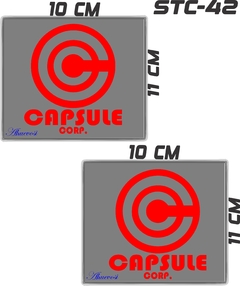 Imagen de CALCOMANIAS REFLEJANTES CAPSULE CORP.