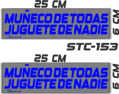 CALCOMANIAS REFLEJANTES MUÑECO DE TODAS JUGUETE DE NADIE - tienda en línea