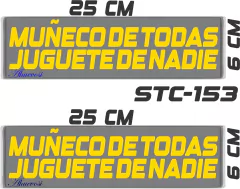 CALCOMANIAS REFLEJANTES MUÑECO DE TODAS JUGUETE DE NADIE - Ahuevosi