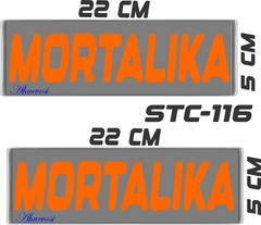 CALCOMANIAS REFLEJANTES MORTALIKA - comprar en línea
