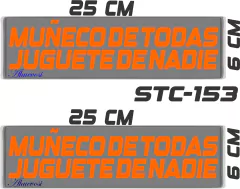 CALCOMANIAS REFLEJANTES MUÑECO DE TODAS JUGUETE DE NADIE - comprar en línea