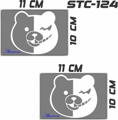 CALCOMANIAS REFLEJANTES Momokuma Dangan Ronpa